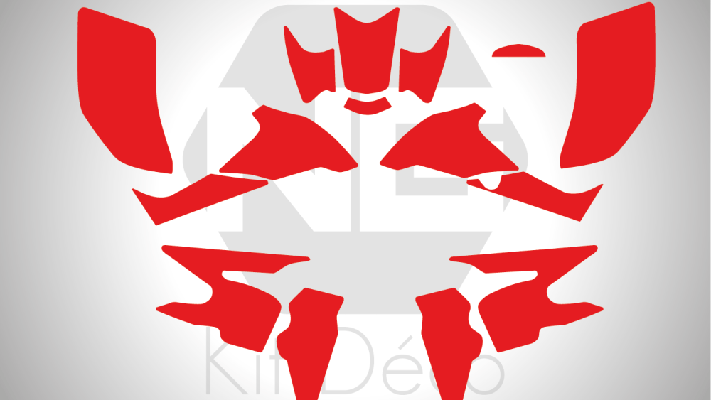 Gabarit / Template Honda 450 TRX Coque Maier