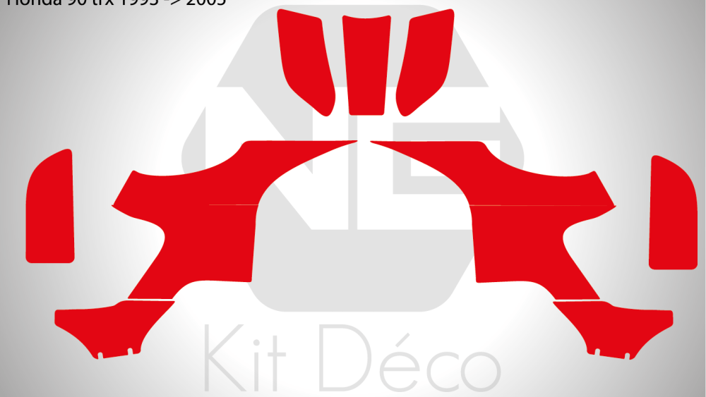 gabarit template honda 90 trx 1993 2005 ng quad atv vectoriel_Plan de travail 1