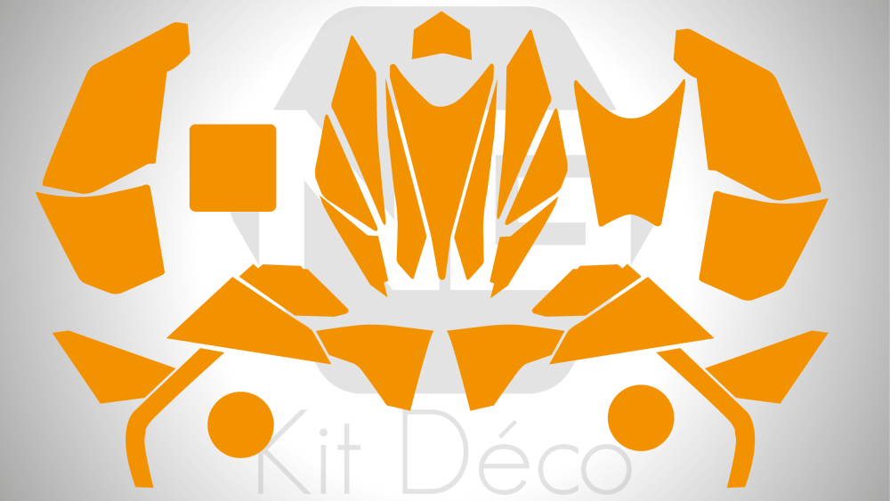 gabarit template ktm quad atv 450 505 525 sx xc vector_Plan de travail 1