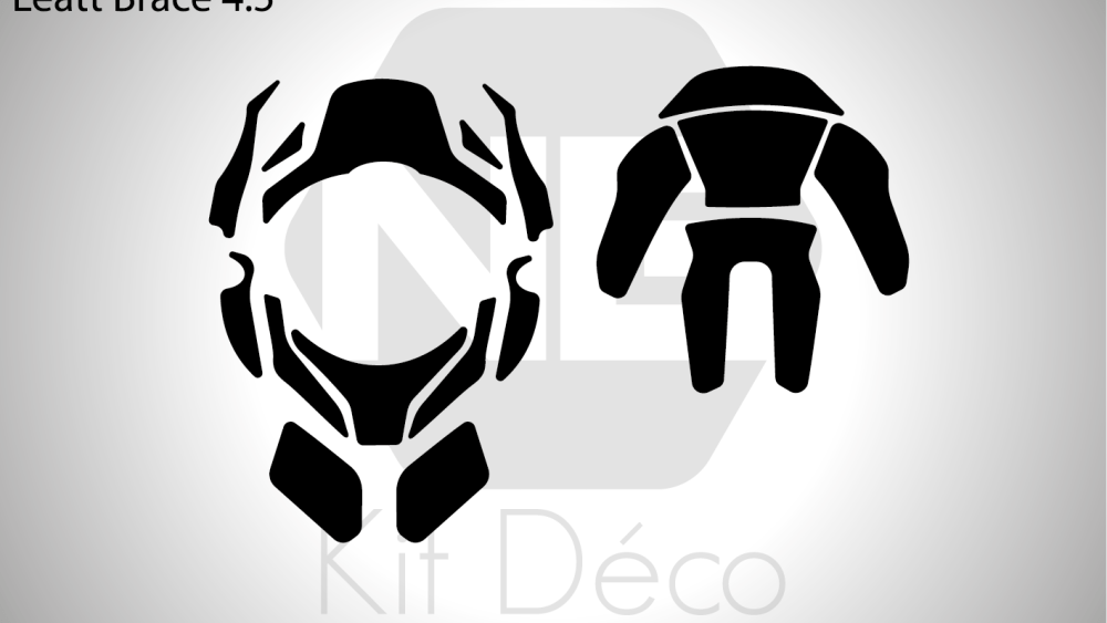 gabarit template neck brace leatt brace 4.5 ng vectoriel fichier_Plan de travail 1