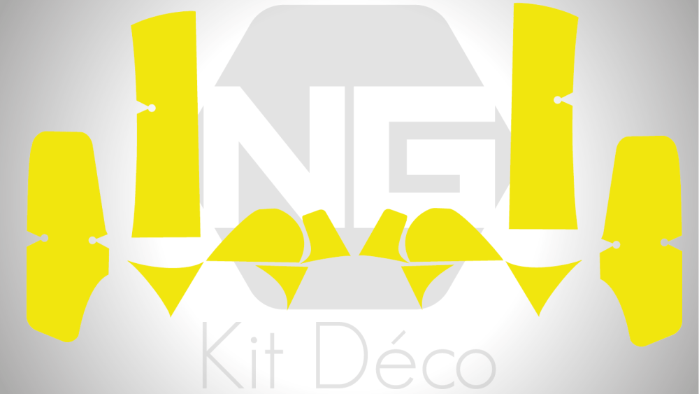 Gabarit / Template SUZUKI LT 50 1984 -> 1990