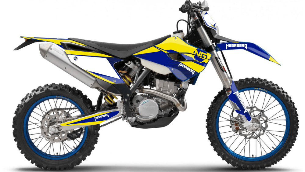 kit déco husaberg te fe 2013 enduro ng spike bleu jaune decals stickers graphic autocollant grafico montage-01