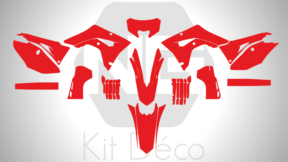 gabarit template honda 450 crf L 2019 2020 2021 2022 enduro vector_Plan de travail 1