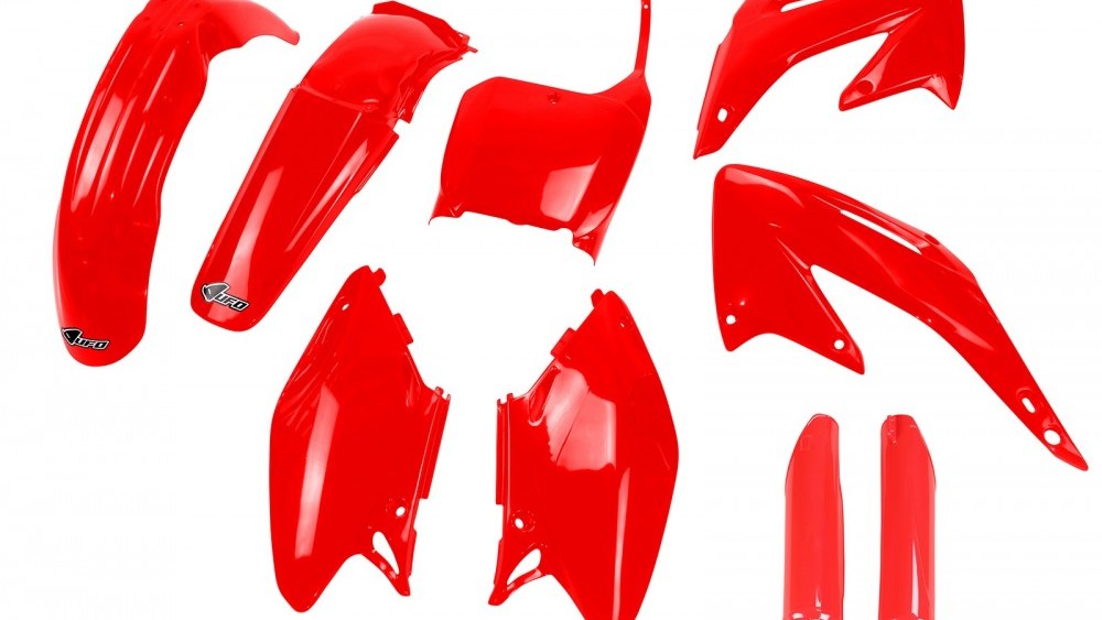 full kit plastique honda 125 250 cr 2002 2003 2004 2005 2006 2007 2008 2009 2010 2011 2012 rouge kit plast