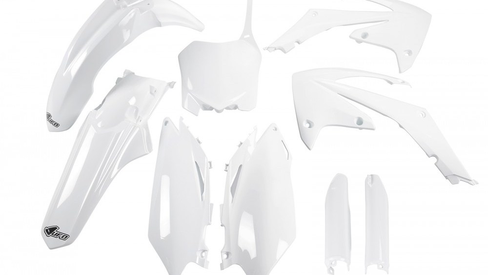 full kit plastique honda 250 450 crf 2009 2010 2011 2012 2013 blanc kit plast