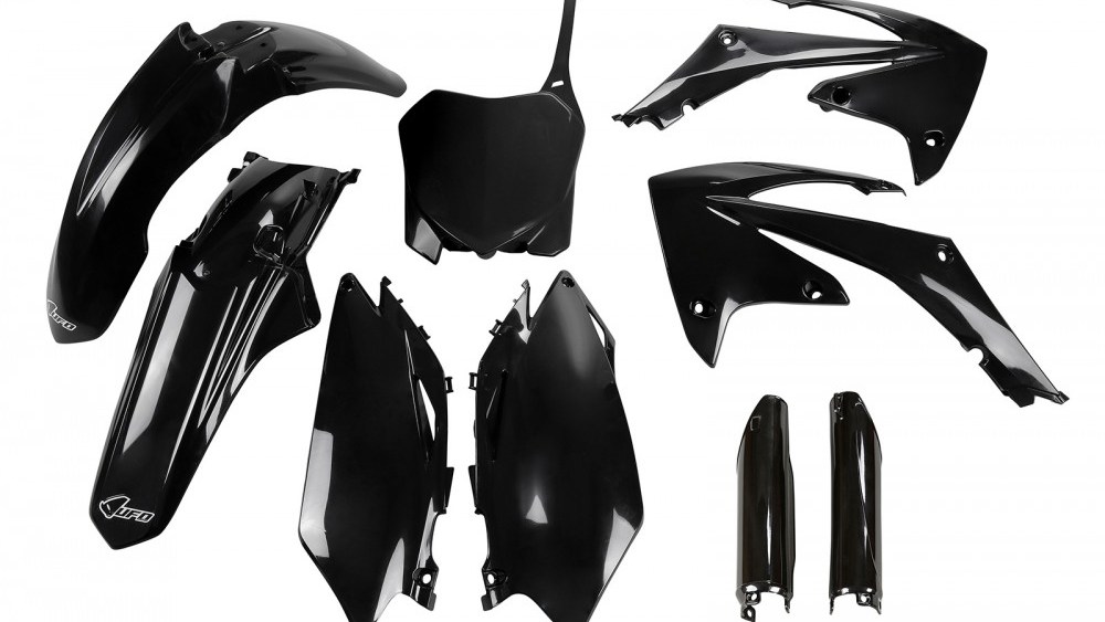 full kit plastique honda 250 450 crf 2009 2010 2011 2012 2013 noir kit plast