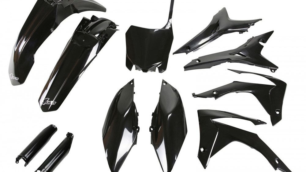 full kit plastique honda 250 450 crf 2013 2014 2015 2016 2017 noir plast