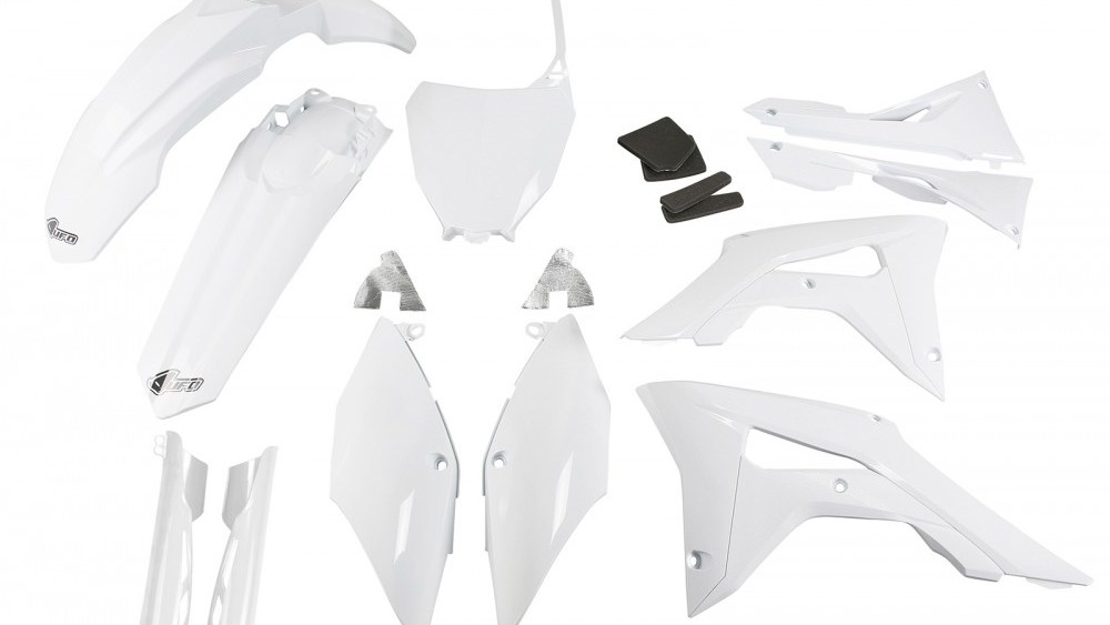 full kit plastique honda 250 450 crf 2017 2018 2019 2020 2021 blanc ng kit plast