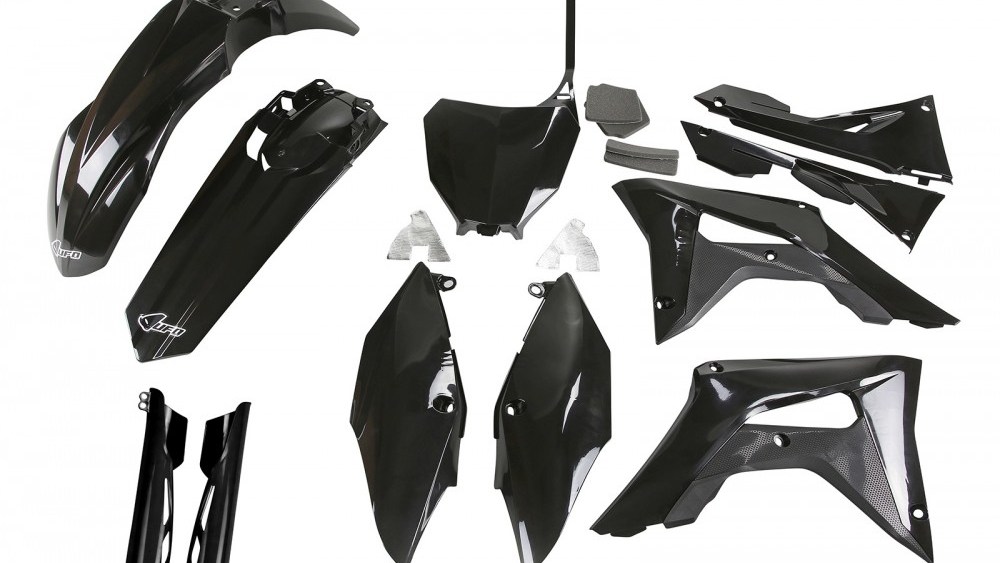 full kit plastique honda 250 450 crf 2017 2018 2019 2020 2021 noir ng kit plast