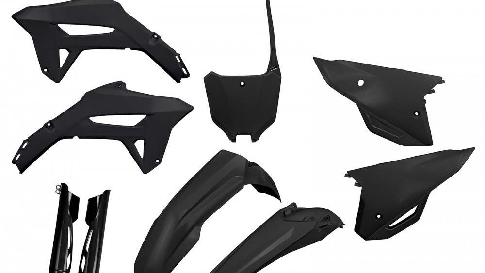 full kit plastique honda 250 450 crf 2021 2022 2023 noir ng kit plast