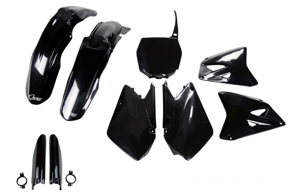 full kit plastique ufo suzuki 125 250 rm 2001 2002 2003 2004 2005 2006 2007 2008 noir kit plast