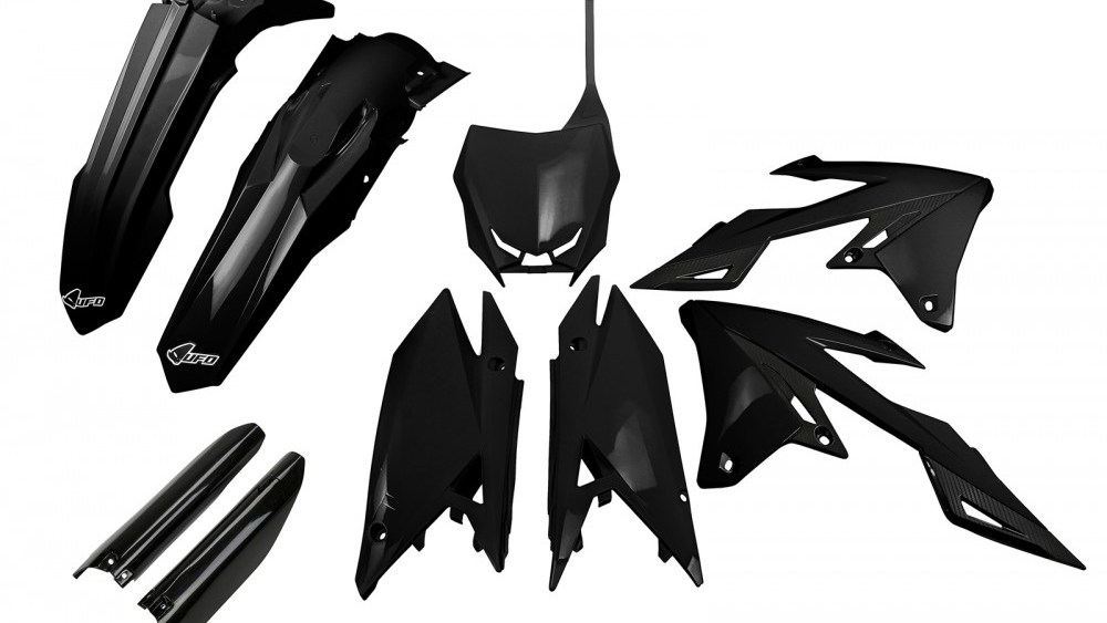 full kit plastique ufo suzuki 250 450 rmz 2018 2019 2020 2021 2022 2023 noir kit plast