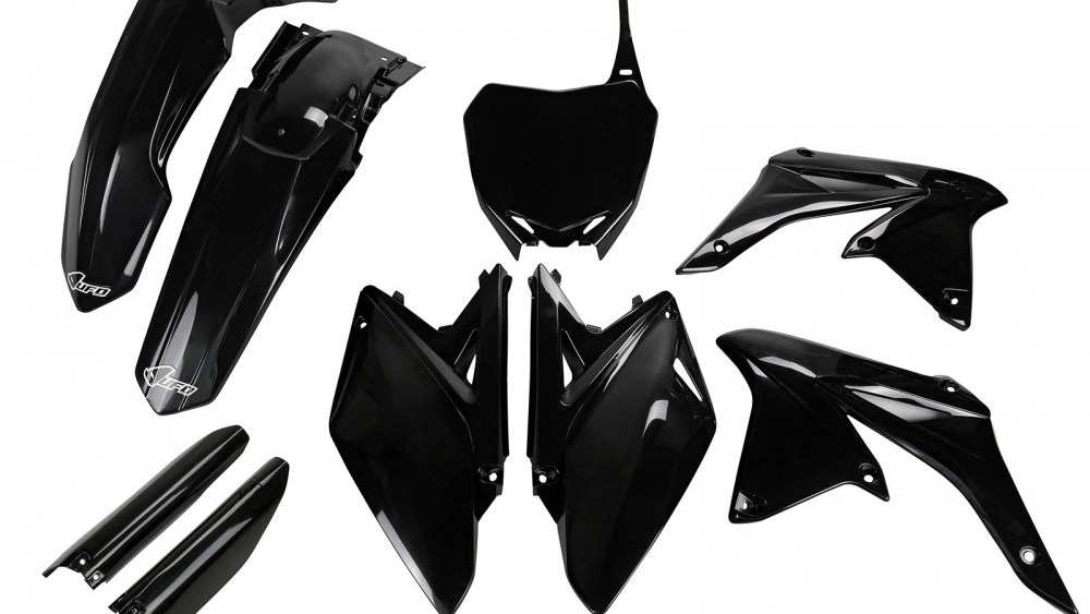 full kit plastique ufo suzuki 250 rmz 2010 2011 2012 2013 2014 20015 2016 2017 2018 noir kit plast