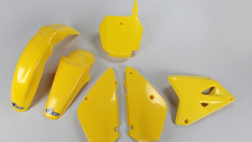 full kit plastique ufo suzuki 85 rm 2000 2001 2002 2003 2004 2005 2006 2007 2008 2009 2010 2011 2012 jaune kit plast