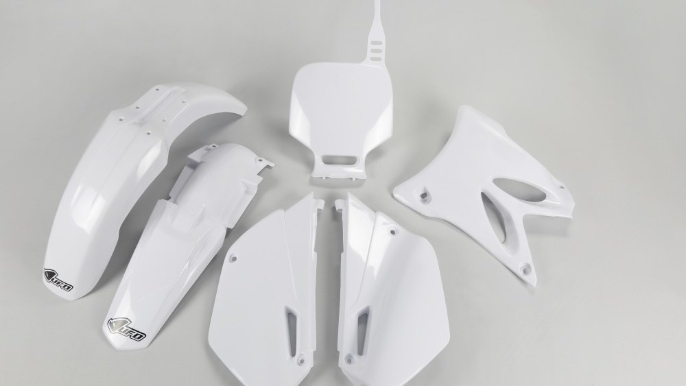 full kit plastique ufo yamaha 85 yz 2002 2003 2004 2005 2006 2007 2008 2009 2010 2011 2012 2013 2014 blanc kit plast