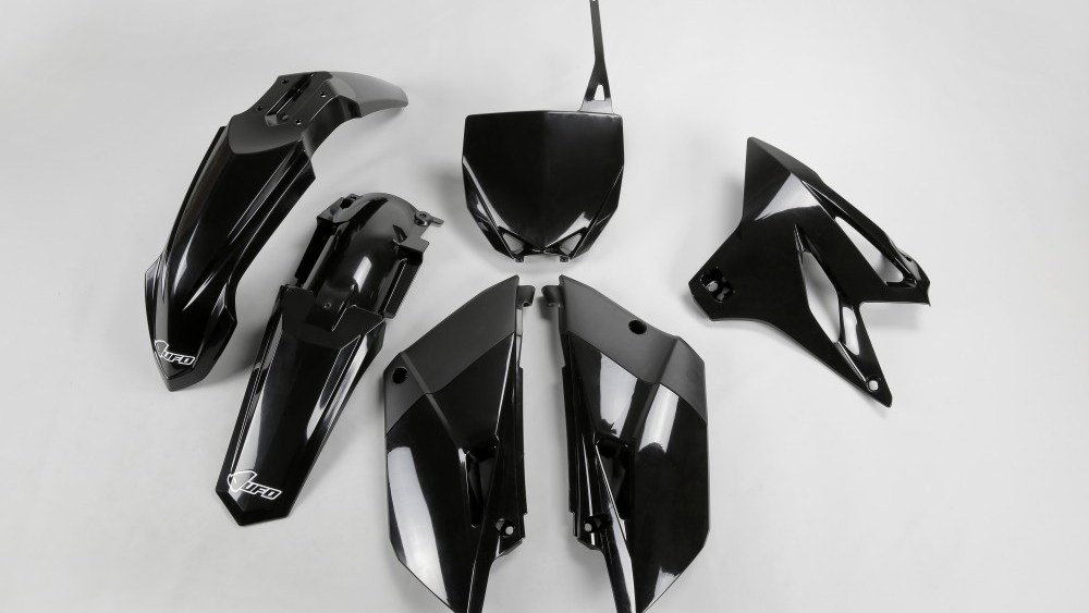 full kit plastique ufo yamaha 85 yz 2015 2016 2017 2018 2019 2020 2021 noir kit plast