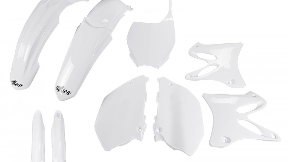 full kit plastique yamaha 125 250 yz 2006 2007 2008 2009 2010 2011 2012 2013 2014 blanc kit plast complet