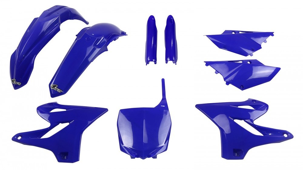 full kit plastique yamaha 125 250 yz 2015 2016 2017 2018 2019 2020 2021 bleu kit plast complet
