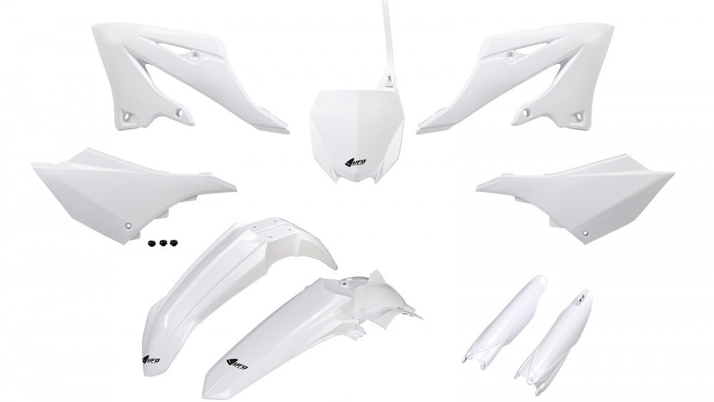 full kit plastique yamaha 125 250 yz 2022 2023 blanc kit plast complet
