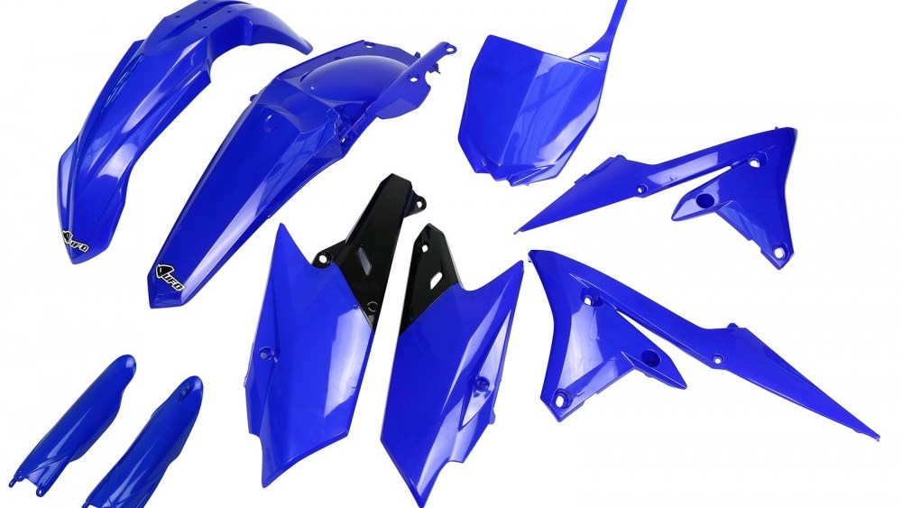 full kit plastique yamaha 250 450 yzf 2014 2015 2016 2017 2018 bleu kit plast complet