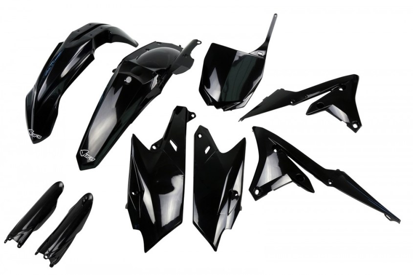 Kit De Carénage UFO Plast Noir Pour Yamaha YZ 85 (Années 2002 à 2014) | Pièce De Rechange Pour Moto Cross