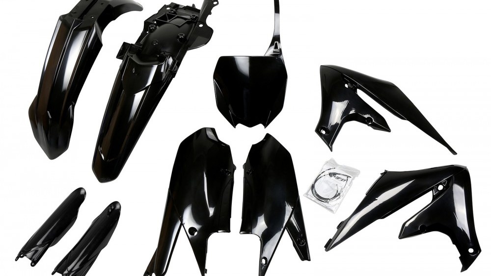 full kit plastique yamaha 250 450 yzf 2018 2019 2020 2021 2022 2023 noir kit plast complet