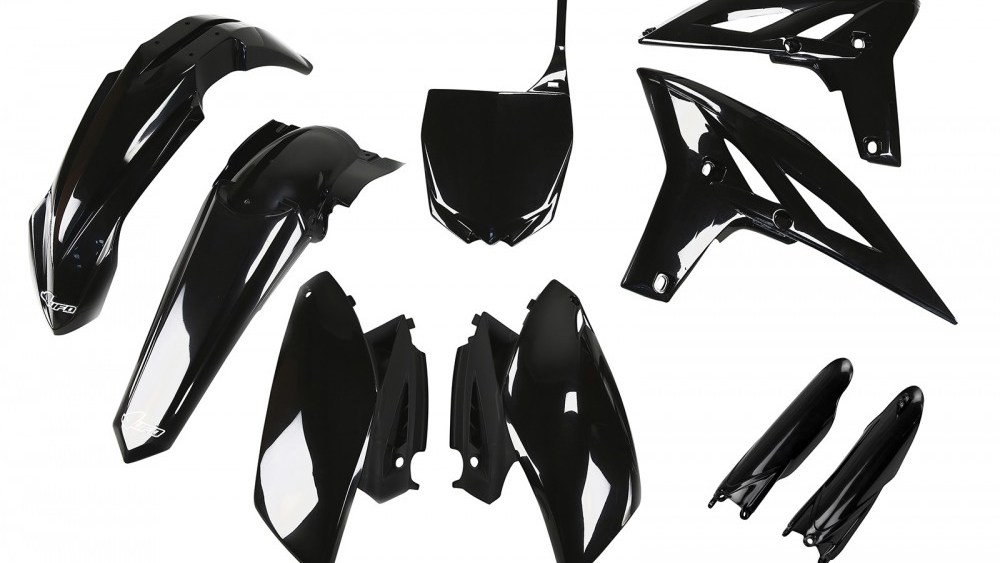 full kit plastique yamaha 250 yzf 2010 2011 2012 2013 noir kit plast complet