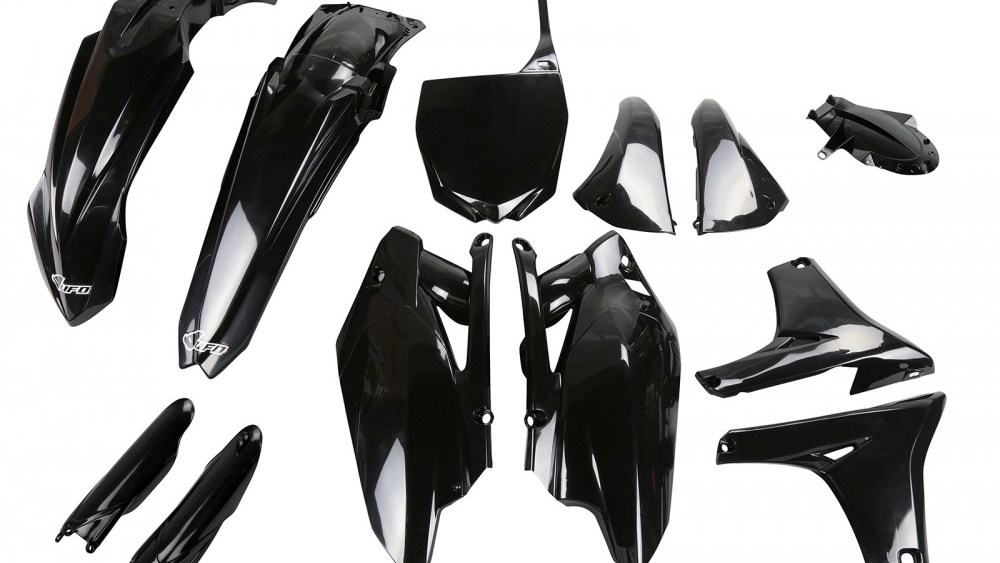 full kit plastique yamaha 450 yzf 2010 2011 2012 2013 noir kit plast complet
