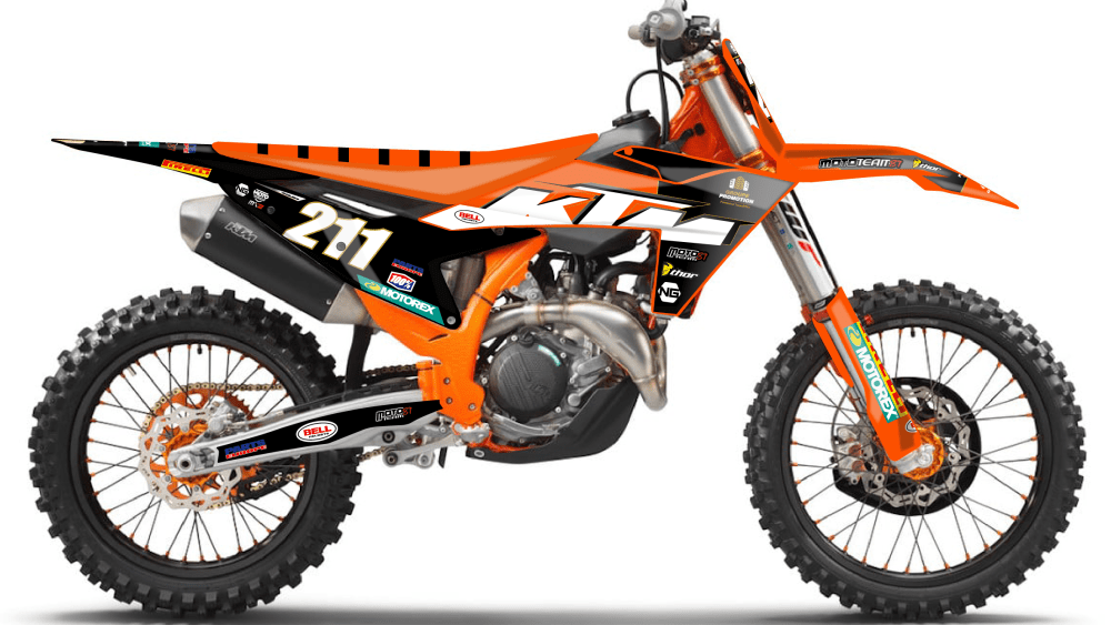 kit déco 125 250 350 450 sx sxf ktm 2023 2024 ng team vsl 2023 motocross decals stickers graphcis autocollant adhesifs montage_Plan de travail 1