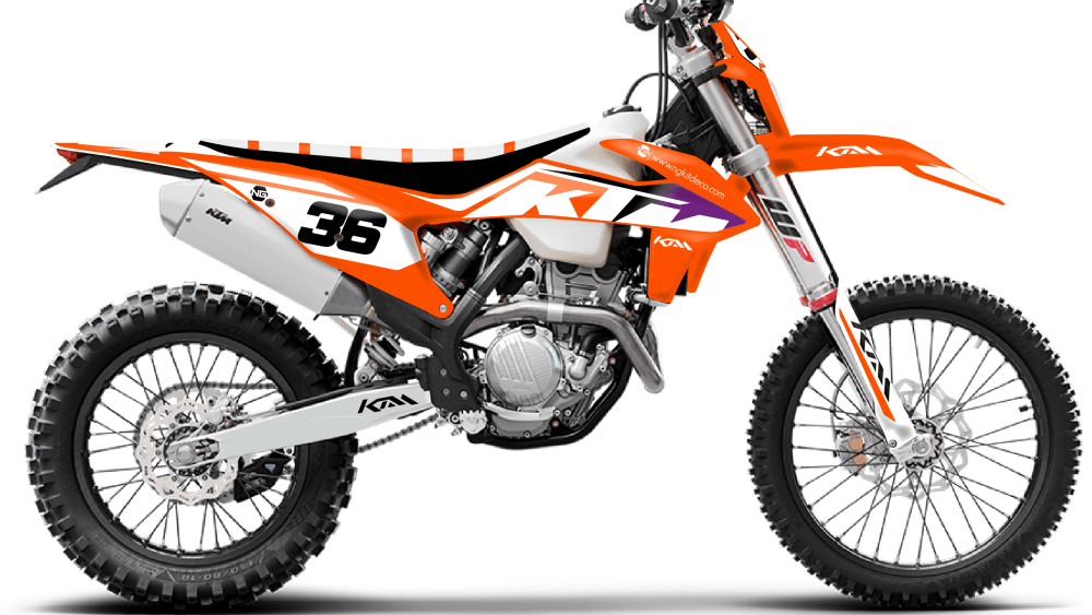kit déco ktm exc excf tpi 125 250 300 350 450 500 2020 2021 2022 2023 ng enduro origine 2023 decal stickers graphics autocollant adhesifs montage_Plan de travail 1