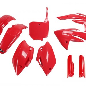 kit plastique honda 150 crf rouge kit plast