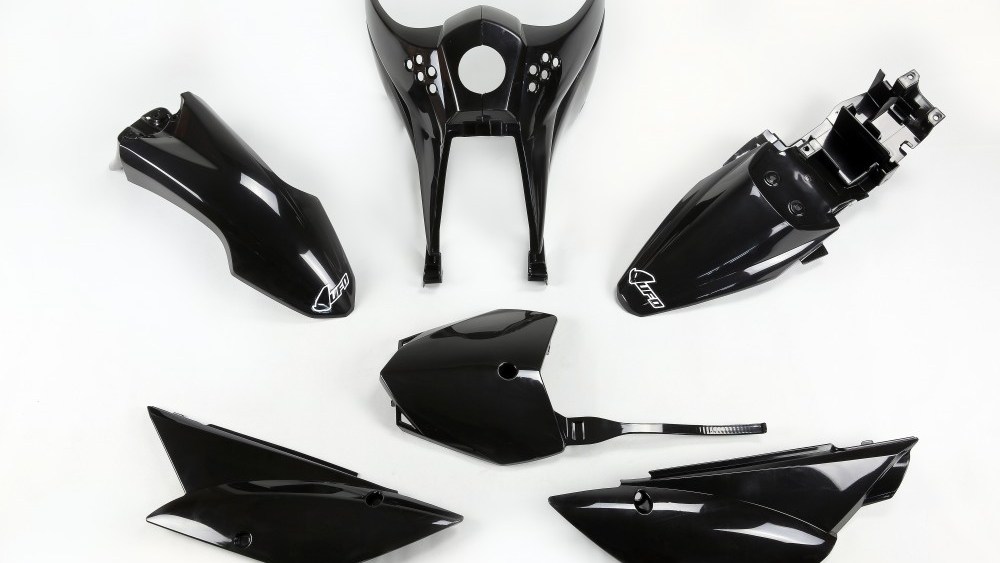 kit plastique kawasaki 110 klx noir kit plast