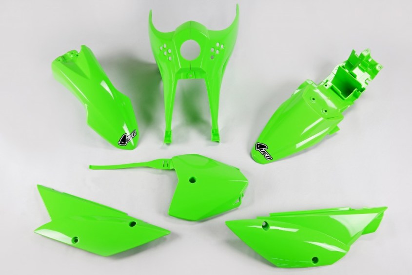 Kit Carénage UFO Plast Noir Pour Kawasaki KX 85 (2022-2024) - Ensemble De Pièces De Remplacement - 5