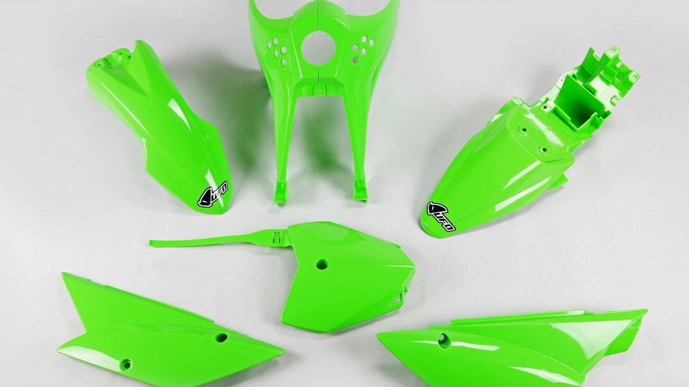 kit plastique kawasaki 110 klx vert kit plast