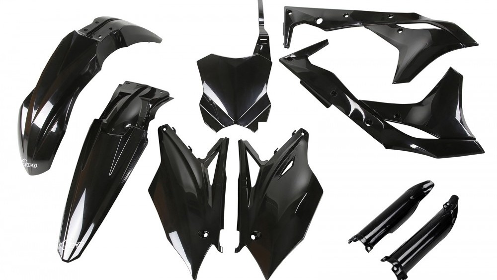 kit plastique kawasaki 250 kxf 2017 2018 2019 2020 noir kit plast
