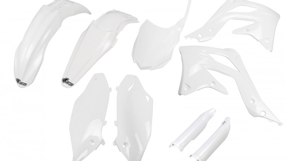 kit plastique kawasaki 450 kxf 2012 2013 2014 2015 blanc kit plast