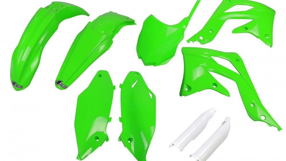 kit plastique kawasaki 450 kxf 2012 2013 2014 2015 vert kit plast
