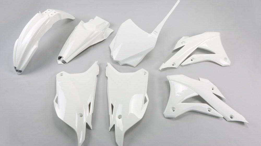 kit plastique kawasaki 85 kx 2014 2015 2016 2017 2018 2019 2020 2021 blanc kit plast
