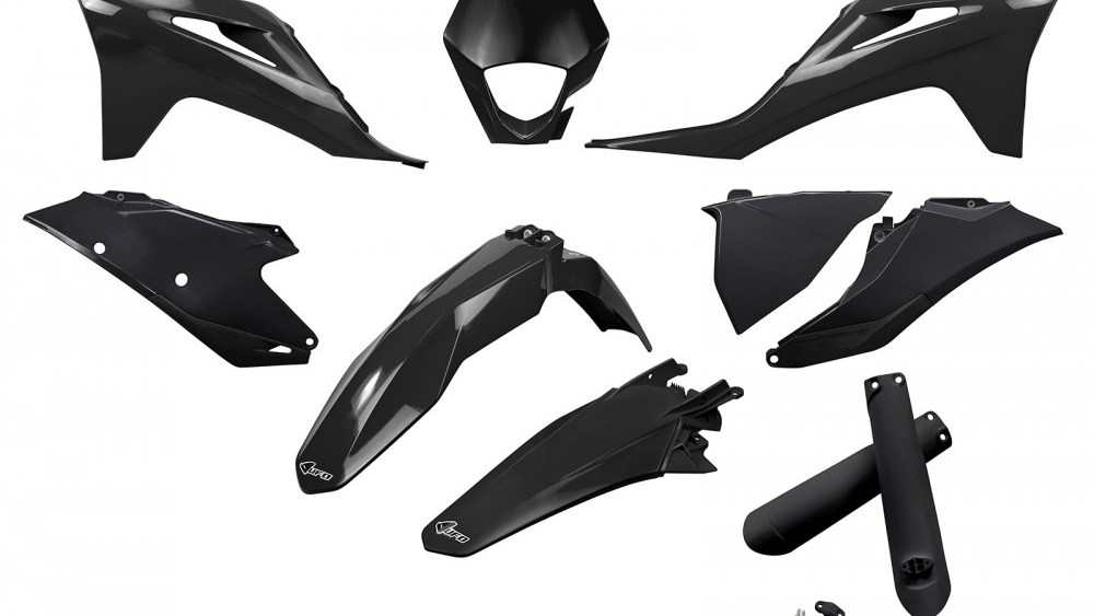 full kit plastique ufo gasgas ec ecf 125 200 250 300 350 450 2021 2022 2023 noir kit plast