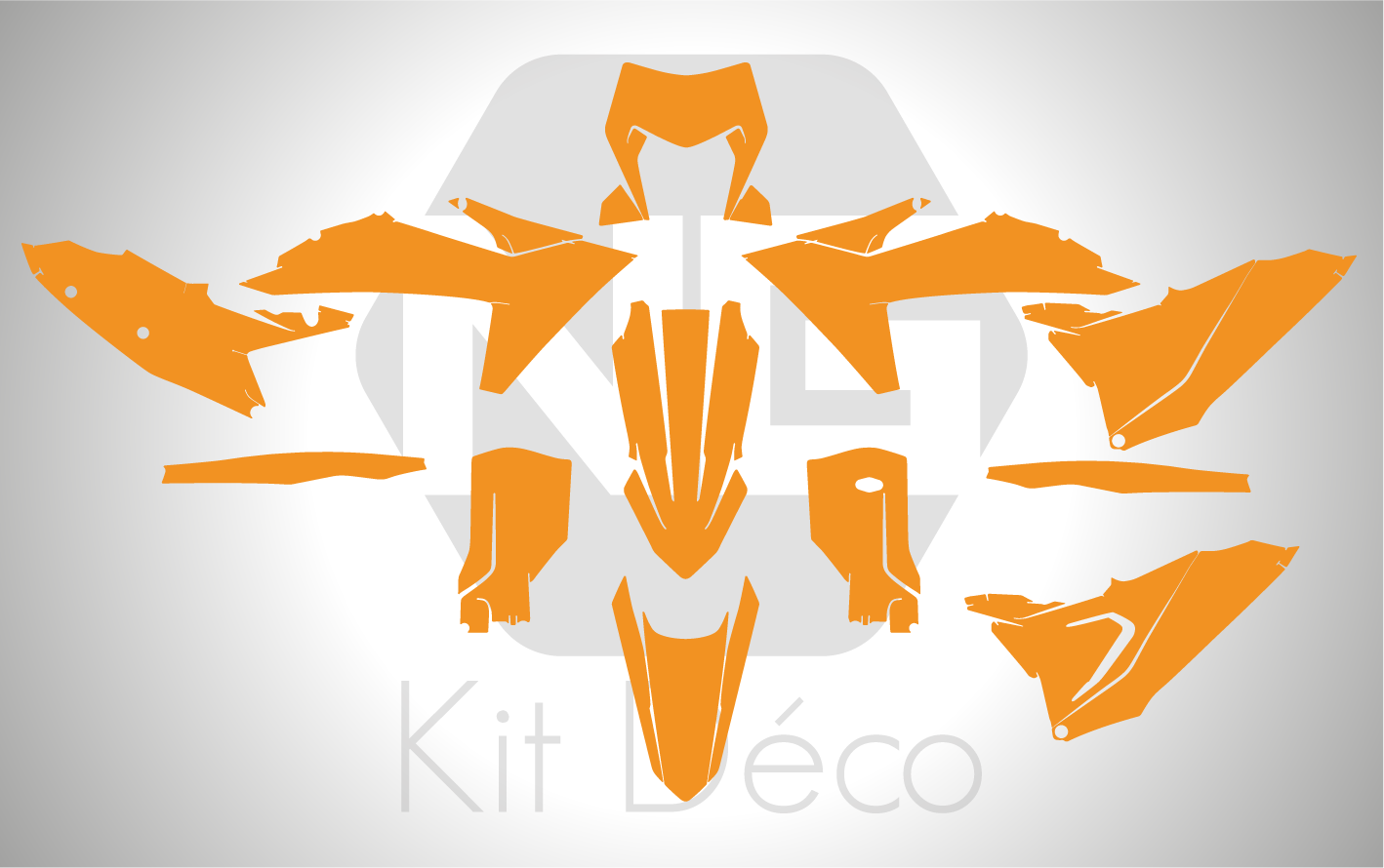 gabarit template ktm 125 200 250 300 350 450 500 exc excf tpi xcw 2024 2025 vectoriel pdf ng kit déco