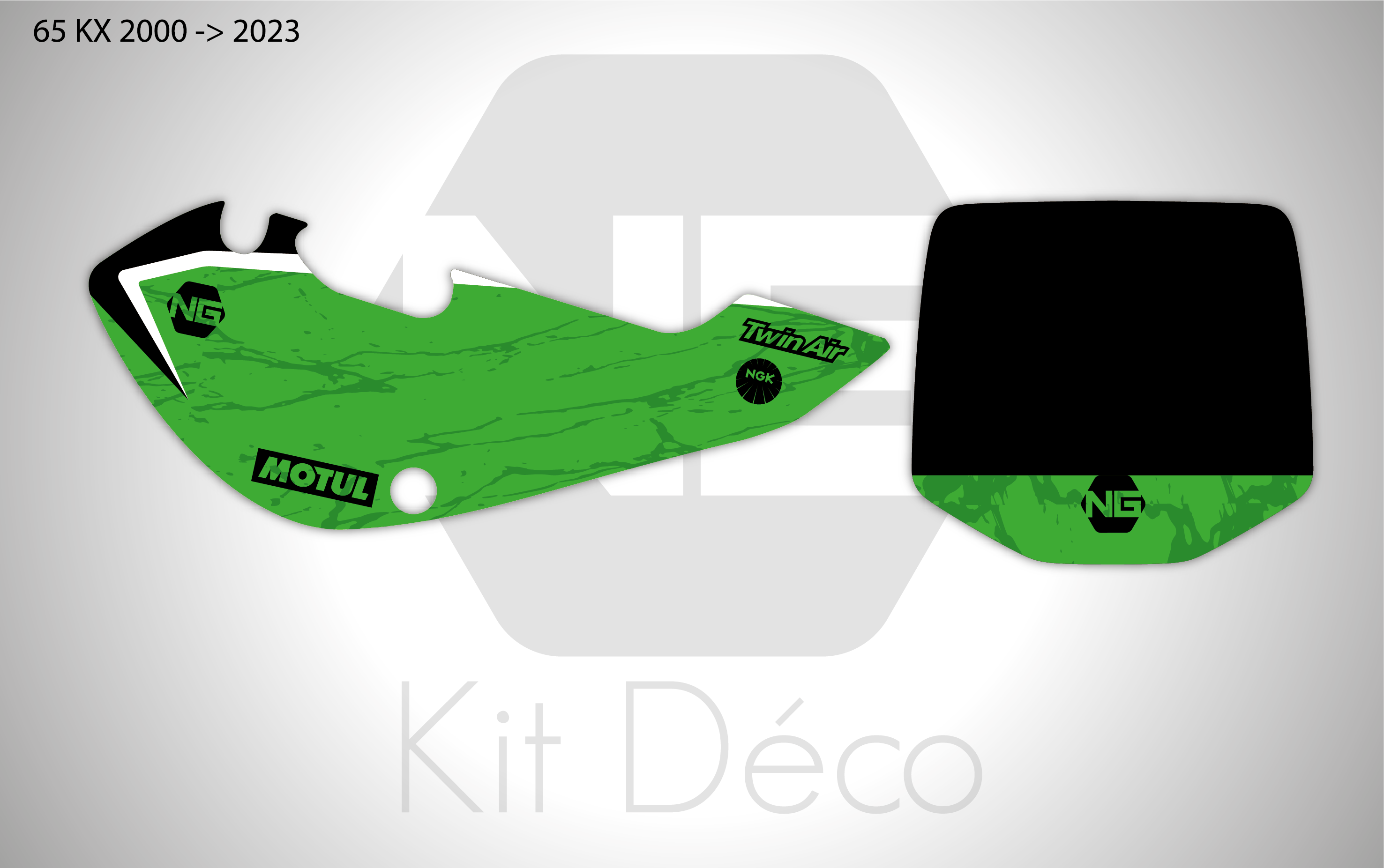 kit déco fond de plaque numéro 65 kx 2000 2023 kawasaki motocross ng marble 2 mx decals stickers graphics autocollant adhesifs_Plan de travail 1