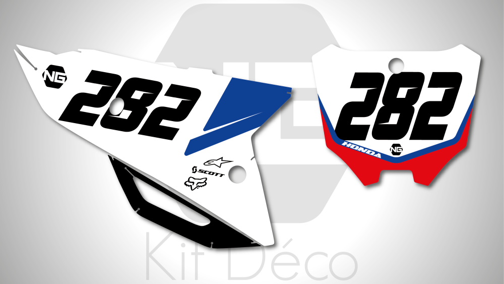kit déco fond de plaque numéro honda 250 450 crf 2021 2022 2023 2024 motocross ng craps series mx decals stickers graphics autocollant adhesifs_Plan de travail 1