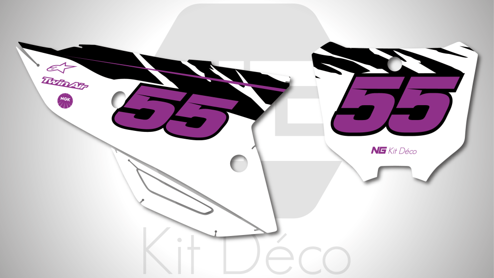 kit déco fond de plaque numéro honda 250 450 crf 2021 2022 2023 2024 motocross ng halfback 2 mx decals stickers graphics autocollant adhesifs_Plan de travail 1