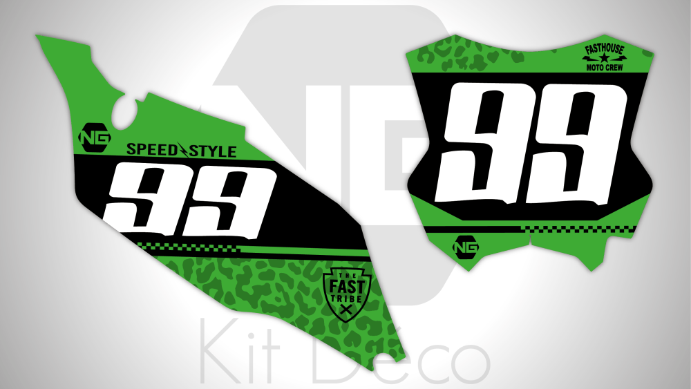 kit déco fond de plaque numéro 250 450 kxf 2019 2020 2021 2022 2023 kawasaki motocross ng fasthouse 2022 mx decals stickers graphics autocollant adhesifs_Plan de travail 1