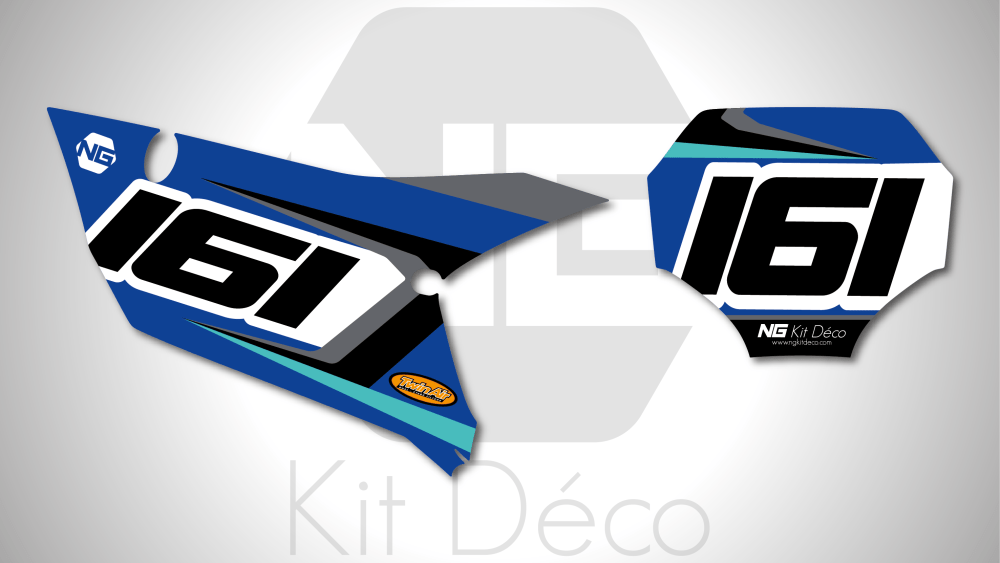 kit déco fond de plaque numéro 450 yzf 2023 2024 yamaha motocross mint ng mx decals stickers graphics autocollant_Plan de travail 1
