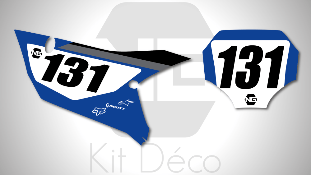 kit déco fond de plaque numéro 450 yzf 2023 2024 yamaha motocross ng strat mx decals stickers graphics autocollant adhesifs_Plan de travail 1
