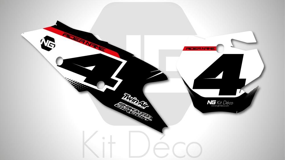 kit déco fond de plaque numéro gasgas 125 250 350 450 mc mcf 2021 2022 2023 motocross ng vibes mx decals stickers graphics autocollant adhesifs_Plan de travail 1
