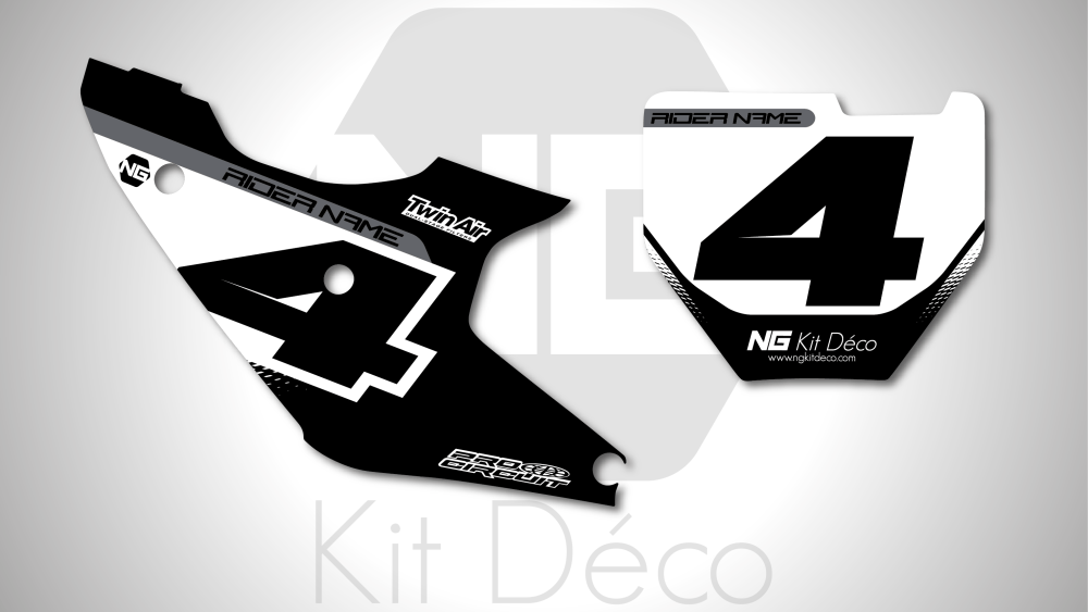 kit déco fond de plaque numéro husqvarna tc fc 125 250 350 450 2023 2024 motocross ng vibes mx decals stickers graphics autocollant adhesifs_Plan de travail 1