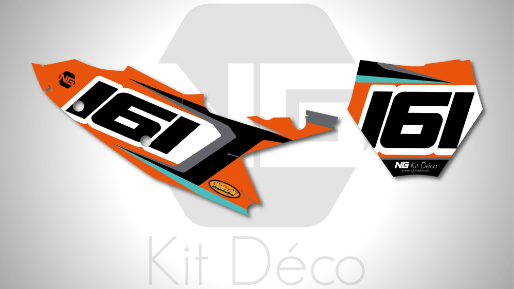 kit déco fond de plaque nuémro ktm 125 250 350 450 sx sxf 2023 2024 ng motocross mint mx decals stickers graphics autocollant adhesifs_Plan de travail 1