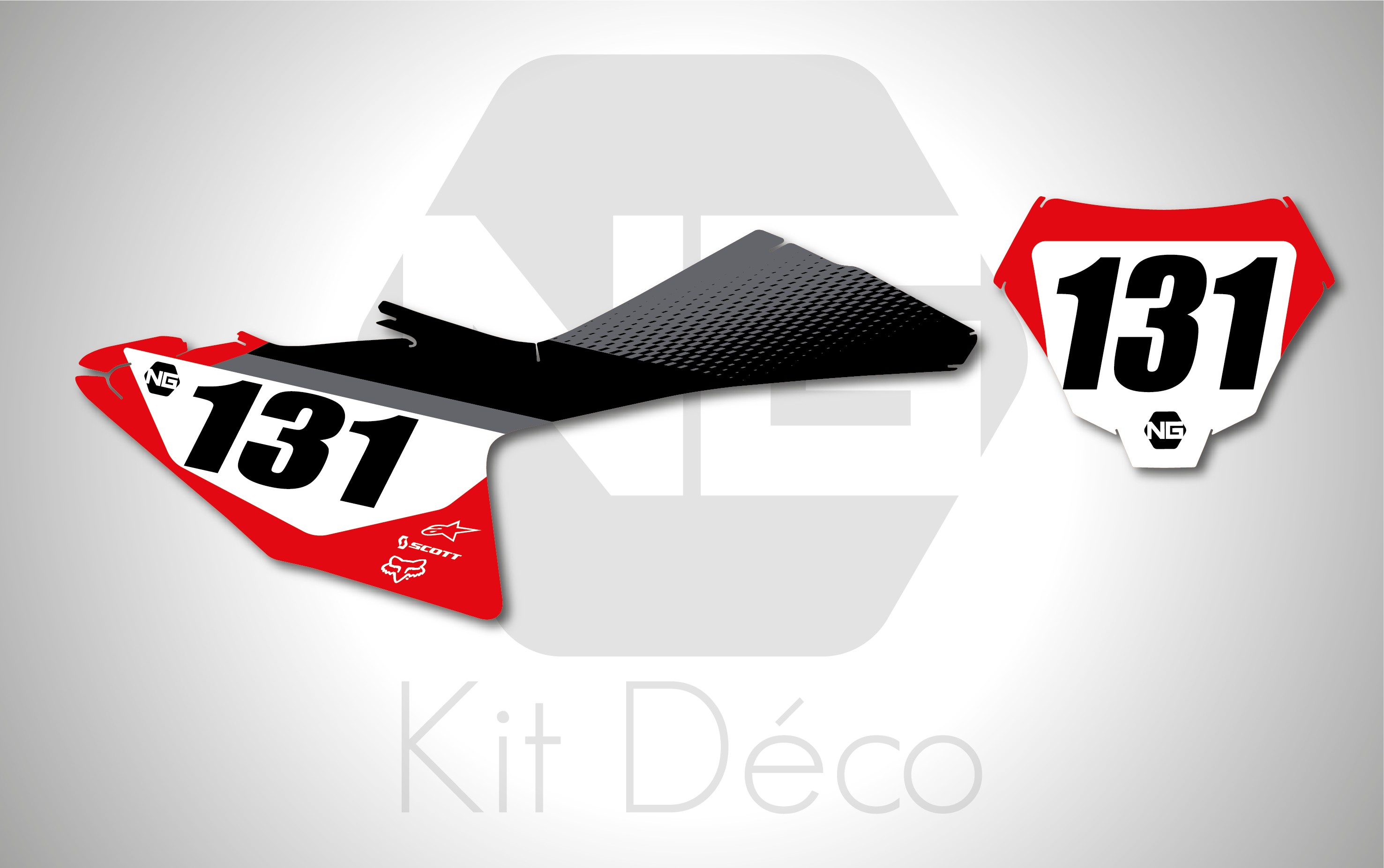 kit déco fond de plaque numéro 125 250 350 450 mc mcf 2024 2025 gasgas motocross ng strat mx decals stickers graphics autocollant adhesifs_Plan de travail 1